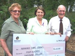 Ros Gregor, Anna Bligh, Reg McCallum