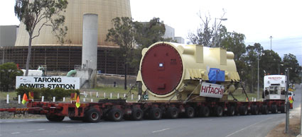 Stator arrives at Tarong Power Station